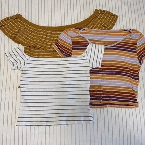 Cropped Shirt Bundle- American Eagle and Urban Outfitters